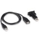 AFH-13, Adattatore RS-232/USB, per il collegamento di periferiche con porta USB completo di cavo "Y"